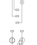Soclu cu şuruburi, borne dispuse logic, relee RXT 1 pol