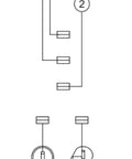 Soclu plug-in, borne dispuse logic, relee RXT 1 pol