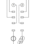 Soclu plug-in, borne dispuse logic, relee RXT 2 poli