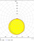 Elegance Round 2 Evolution 15W/10W 3K/4K Dim IP54 argintiu