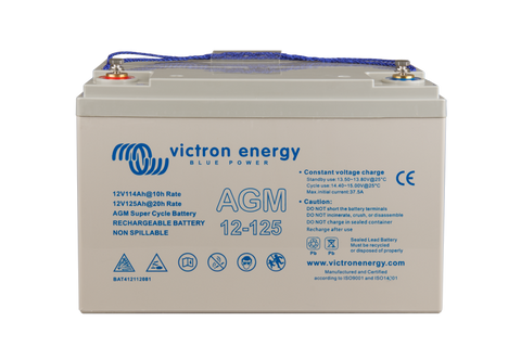 Victron Energy AGM Super Cycle Battery 12V 125Ah (M8)