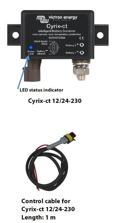 Victron Energy Combinatoarele de baterii Cyrix-ct 12 24V-230A intelligent combiner