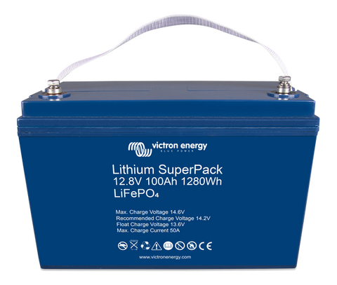Victron Energy Lithium SuperPack 12.8V 100Ah High current (M8)